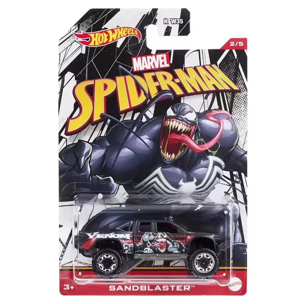 Hot Wheels Spider-Man Series (2022) - Venom - Sandblaster