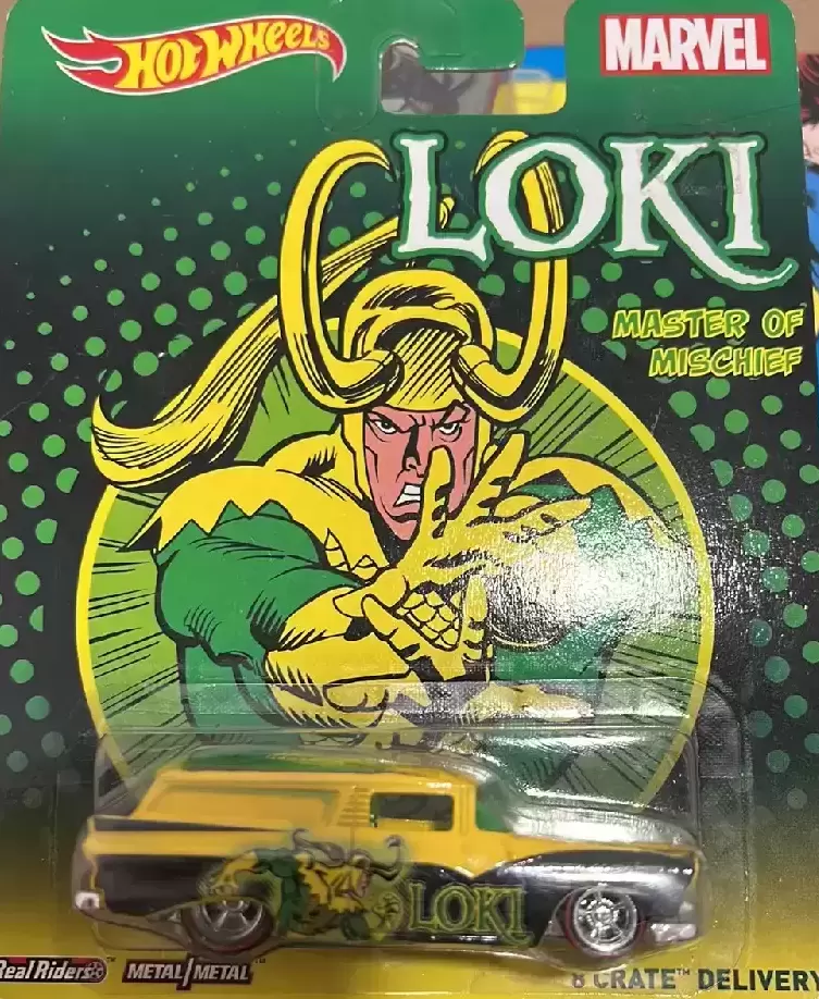Hot Wheels Classiques - Loki Master Of Mischief - 8 Crate Delivery