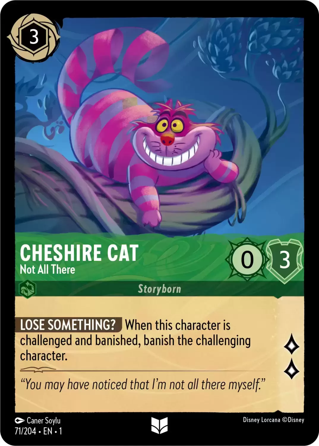 The First Chapter - Cheshire Cat - Not All There