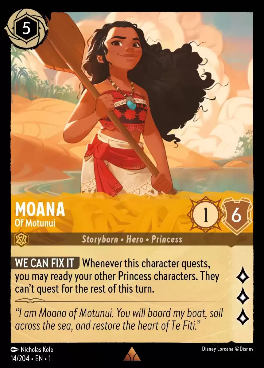 The First Chapter - Moana - Of Motunui