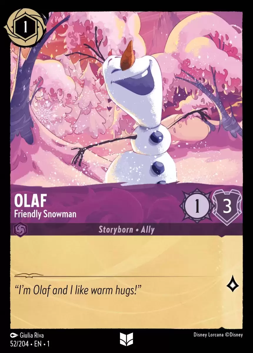 The First Chapter - Olaf - Friendly Snowman