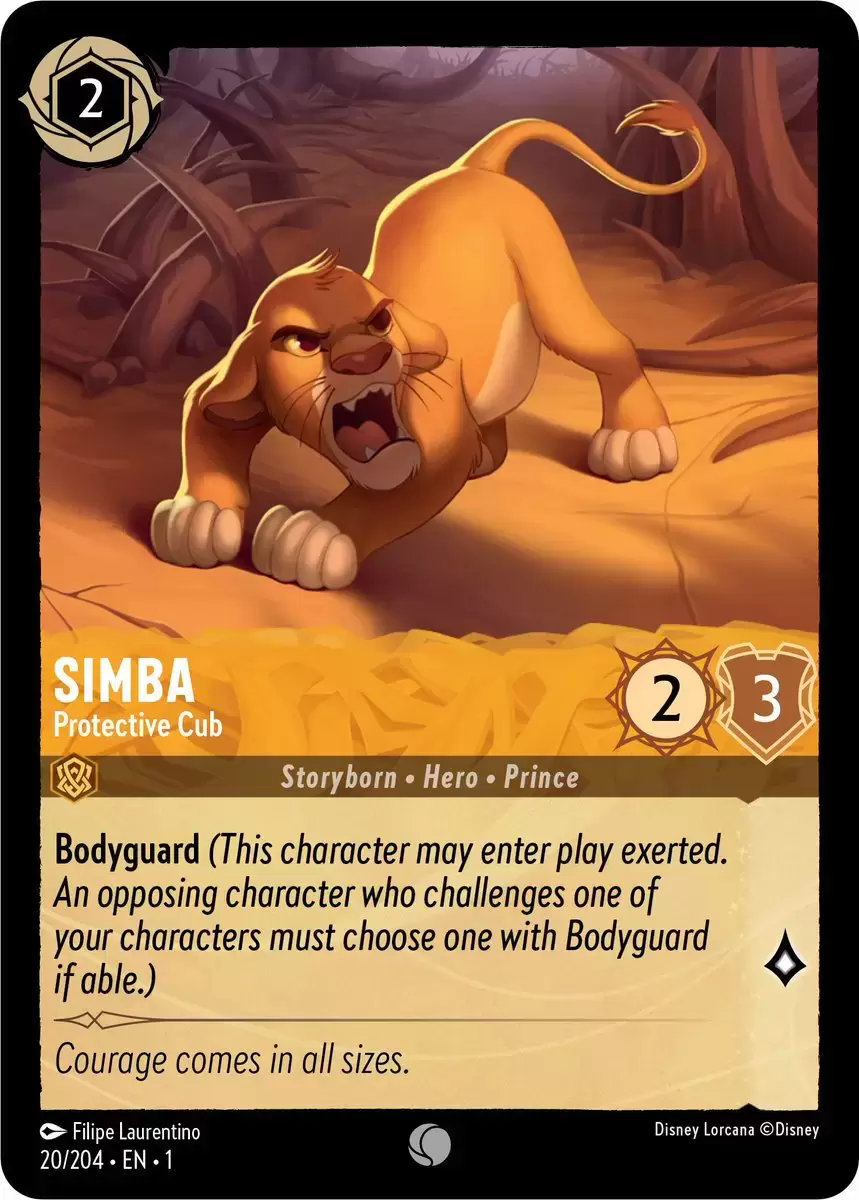 The First Chapter - Simba - Protective Cub