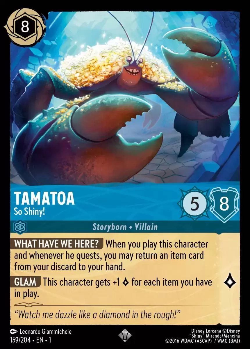 The First Chapter - Tamatoa - So Shiny!