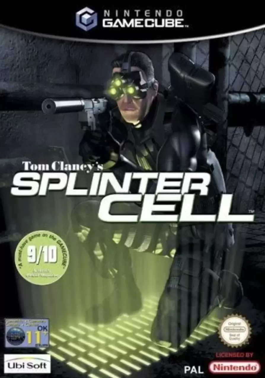 Nintendo Gamecube Games - Tom clancy’s Splinter Cell