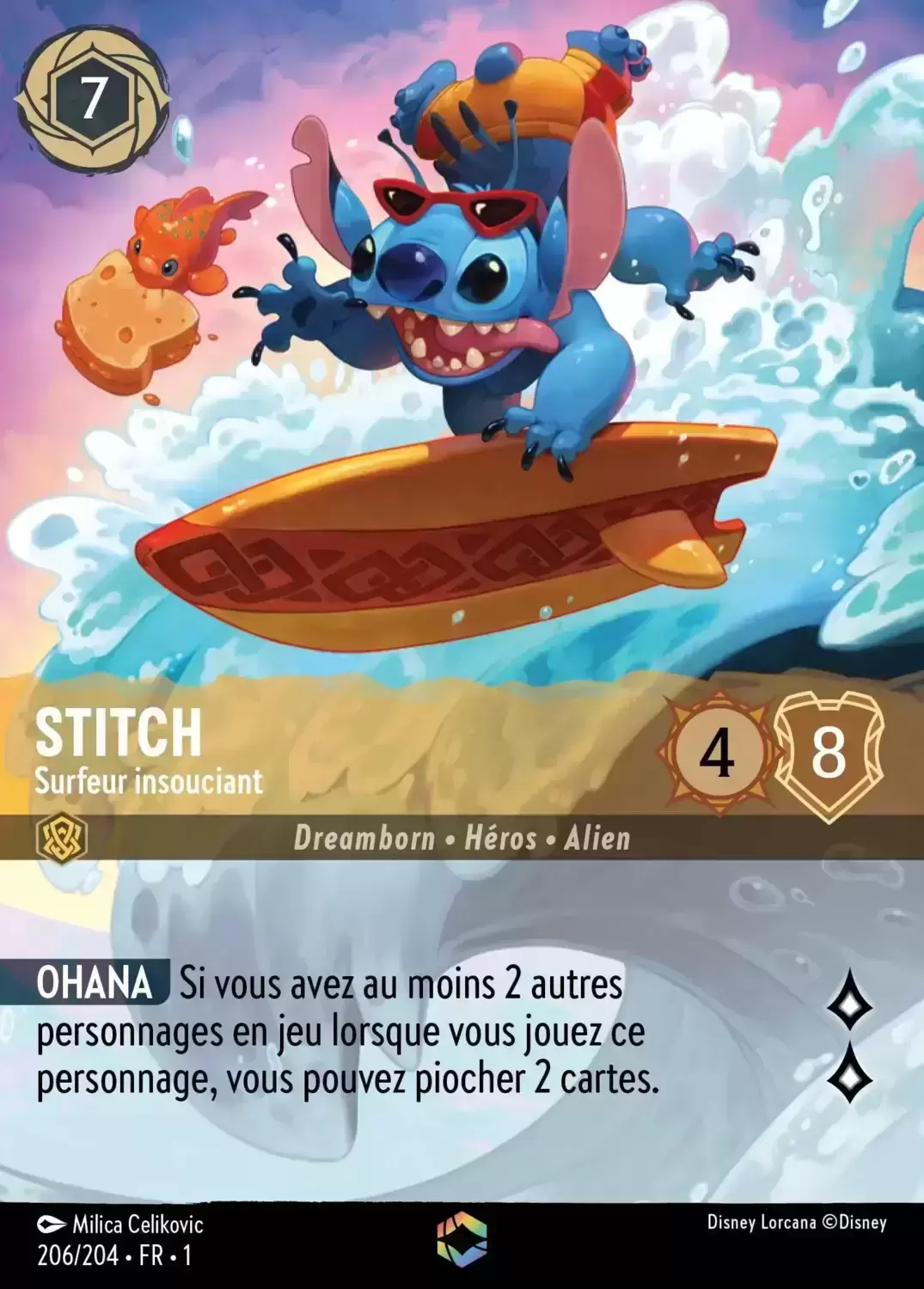 Premier chapitre - Stitch - Surfeur incouciant