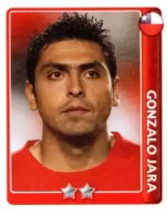 Topps England World Cup 2010 - Gonzalo Jara - Chile