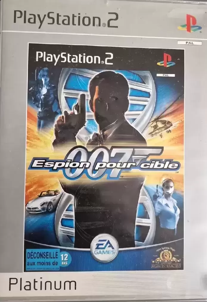 PS2 Games - James Bond 007 : Espion pour cible Platinum