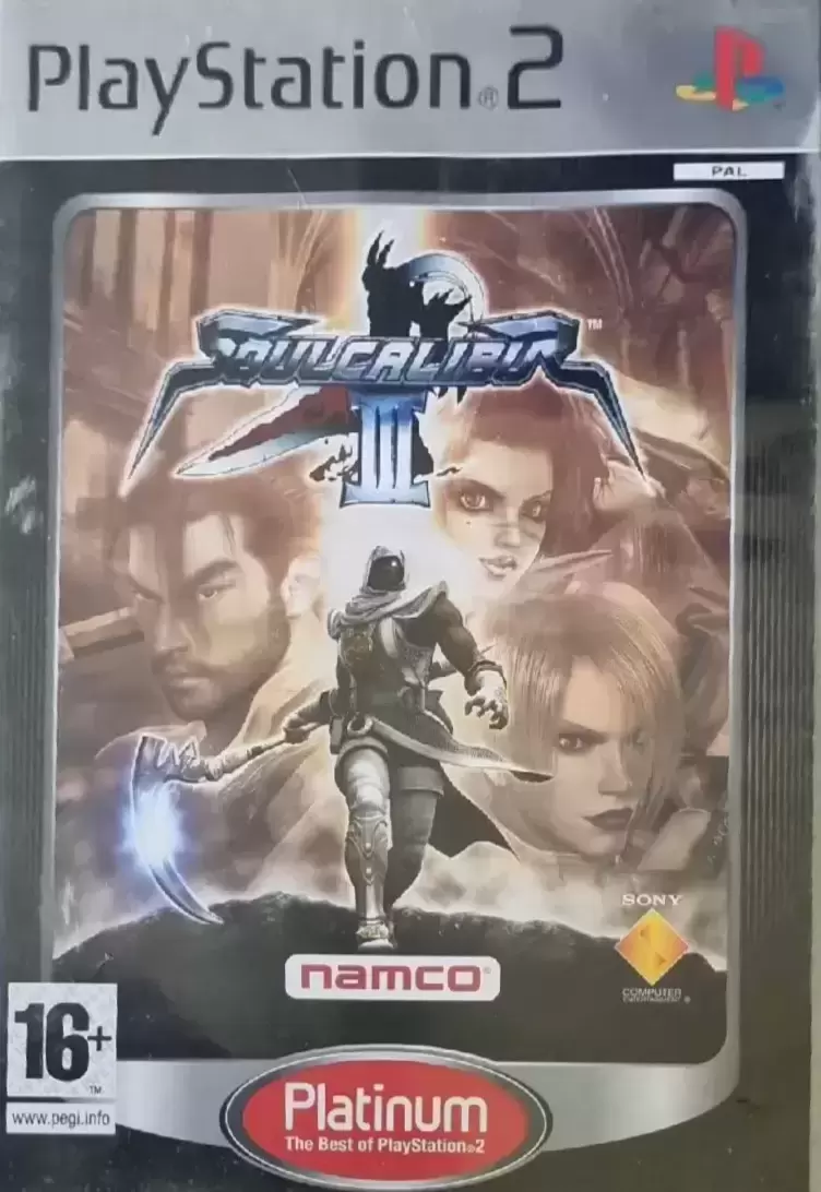 Jeux PS2 - Soulcalibur III - Platinum