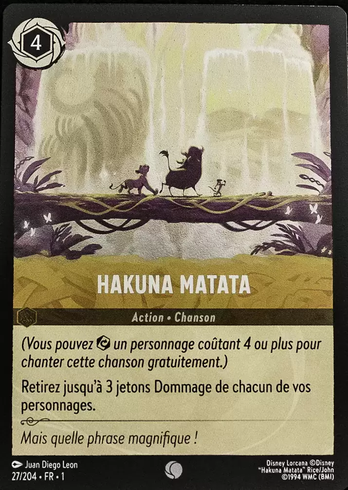 Premier chapitre - Hakuna Matata - Brillante