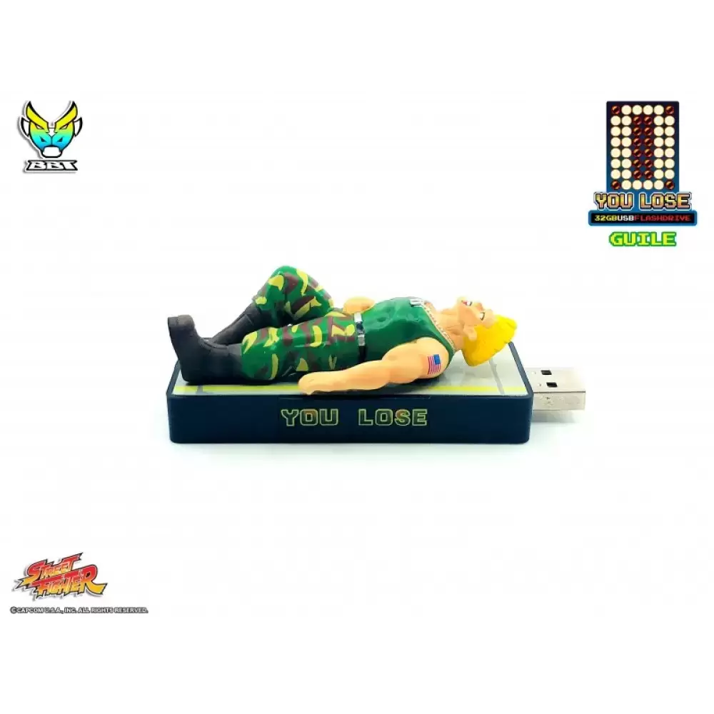 Street Fighter You Lose USB Flash Drive - Guile - 32gb