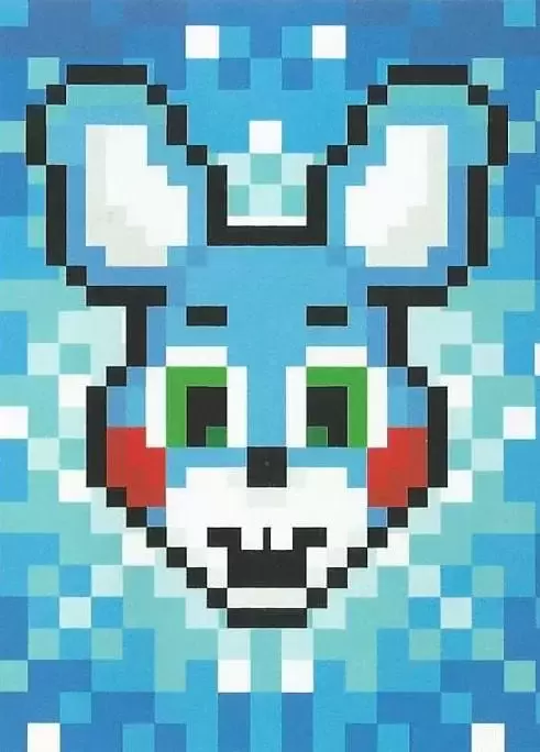 Five Nights at Freddy\'s Trading Card - 8 bit Toy Bonnie poster