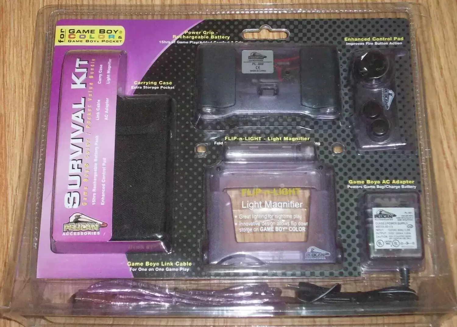 Game Boy Color - Pelican Purple Survival Kit