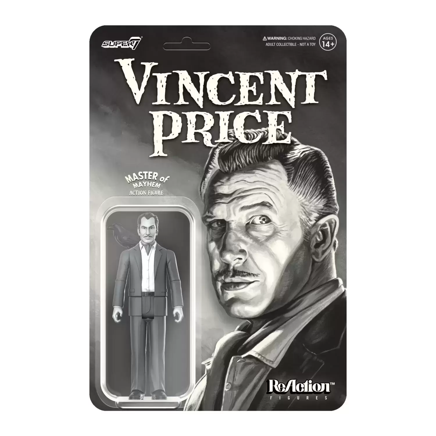 ReAction Figures - Vincent Price (Grayscale)