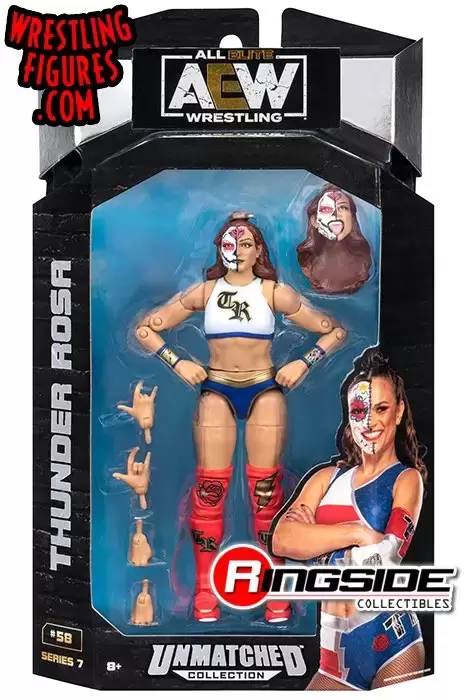 AEW RINGSIDE COLLECTIBLES EXCLUSIVE/UNMATCHED 7 CHASE HOOK FIGURES