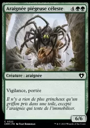 Commander MASTERS - Araignée piégeuse céleste