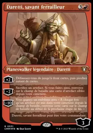 Commander MASTERS - Daretti, savant ferrailleur