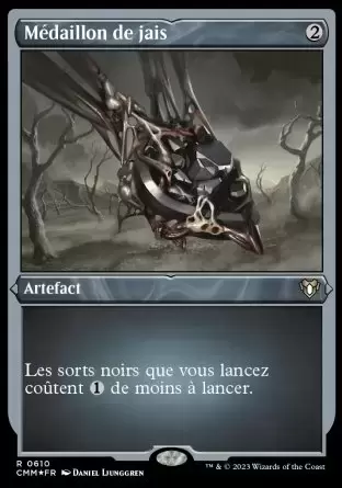 Commander MASTERS - Médaillon de jais