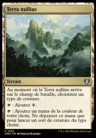 Commander MASTERS - Terra nullius