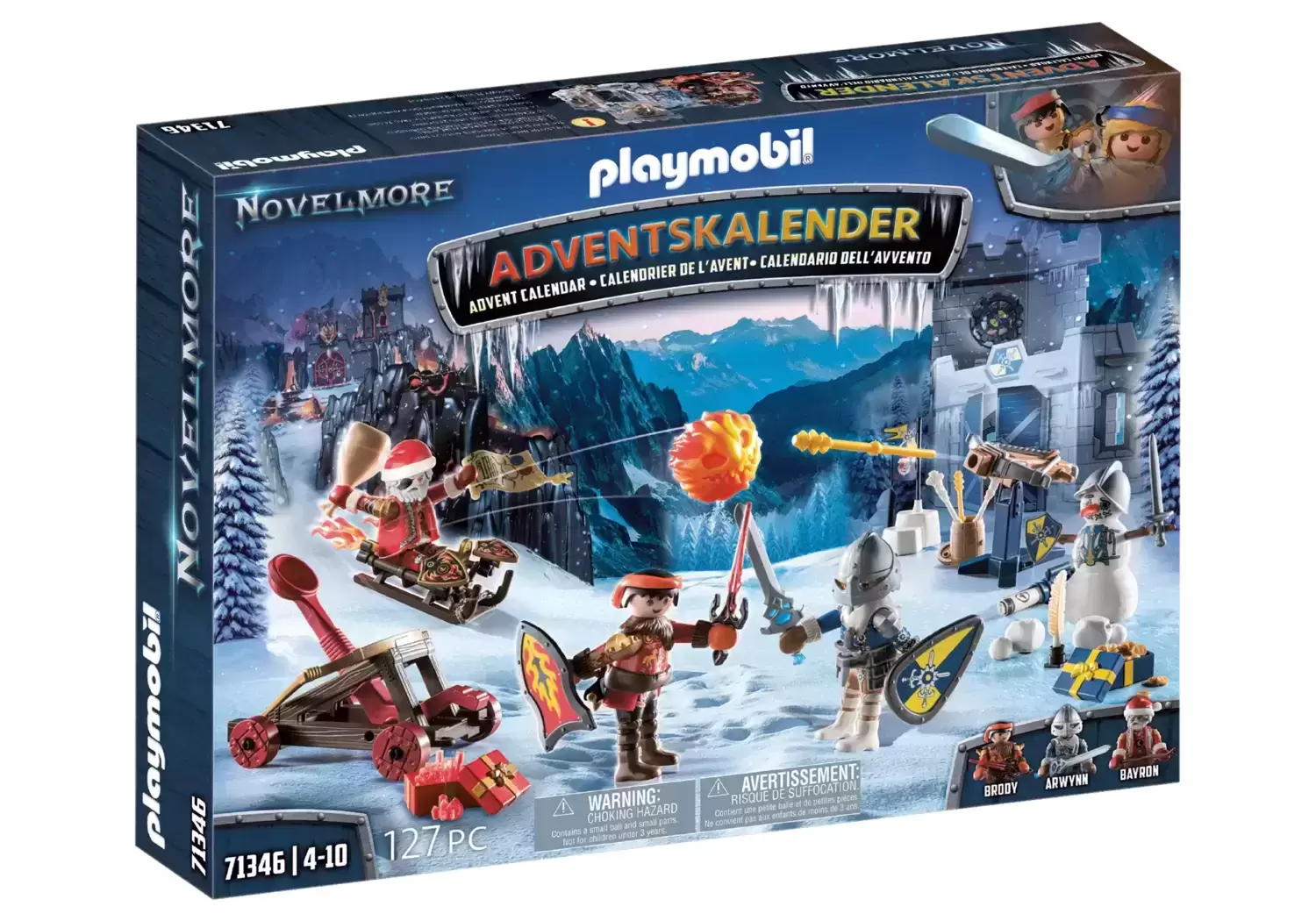 Playmobil Novelmore - Calendrier de l\'Avent - Noël des chevaliers Novelmore