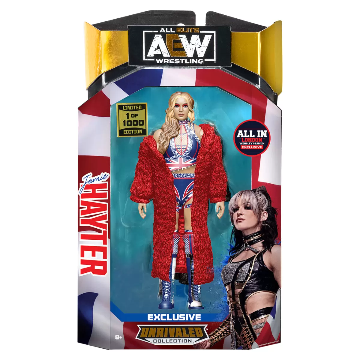 AEW - Unrivaled - 2023 Aew Jazwares Unrivaled Collection All In Exclusive Jamie Hayter