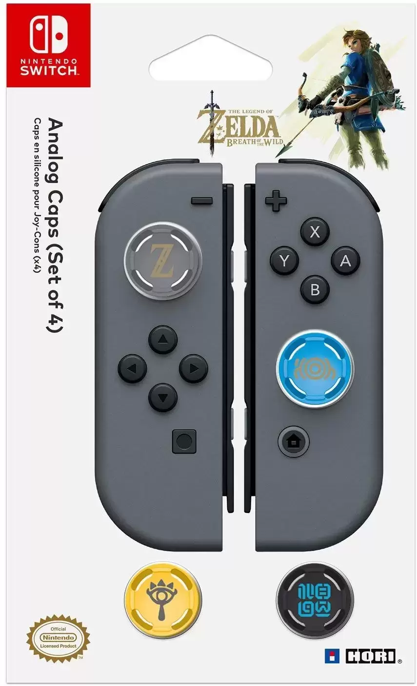 Matériel Nintendo Switch - Analogs Caps Zelda