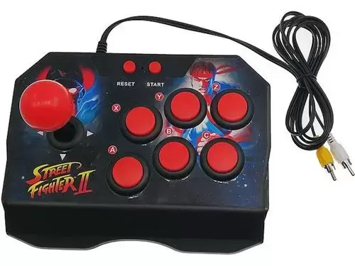 Arcade Stick - Street Fighter II Arcade Fight Stick - Plug and Play TV