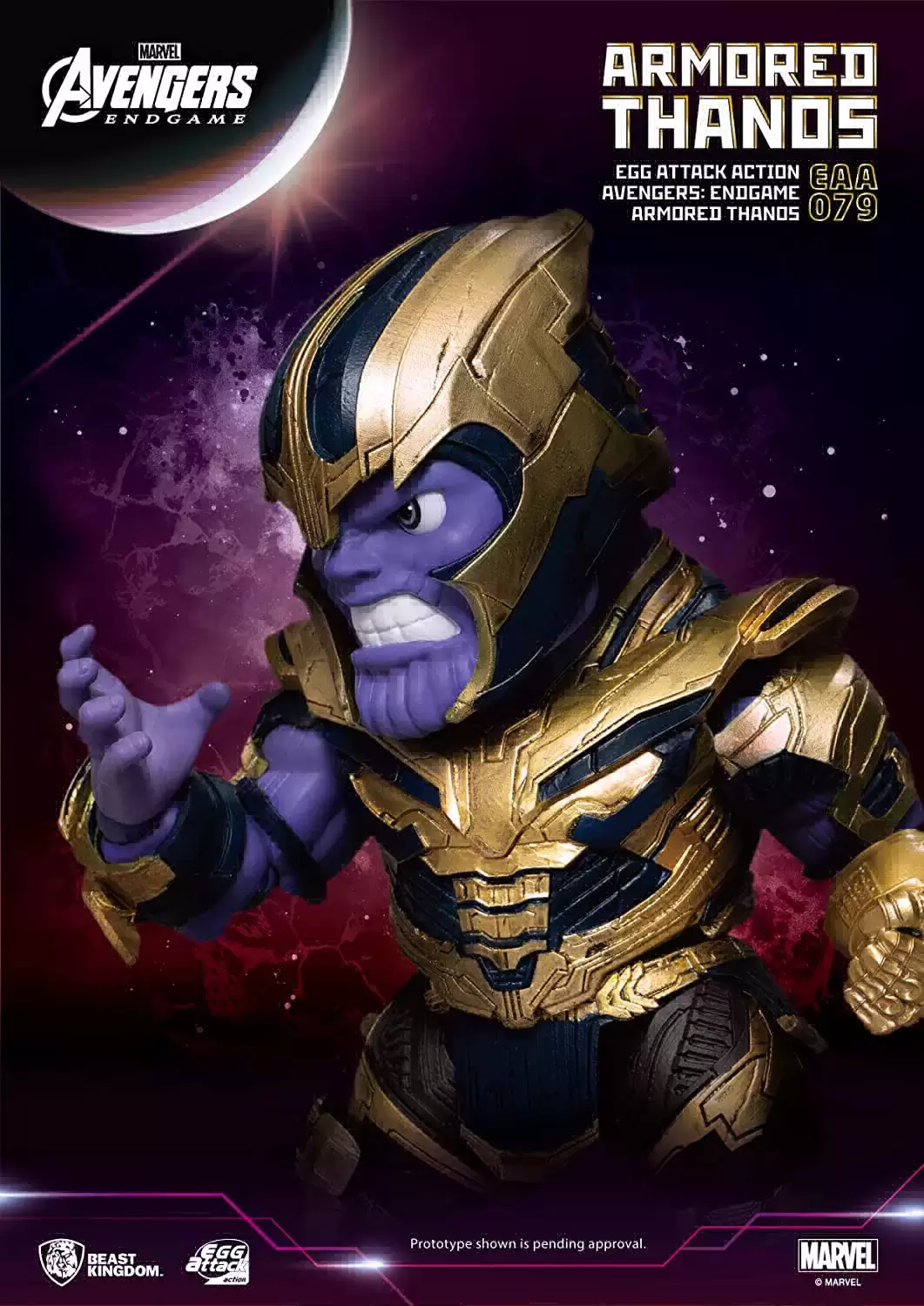 Egg Attack Action - Armored Thanos
