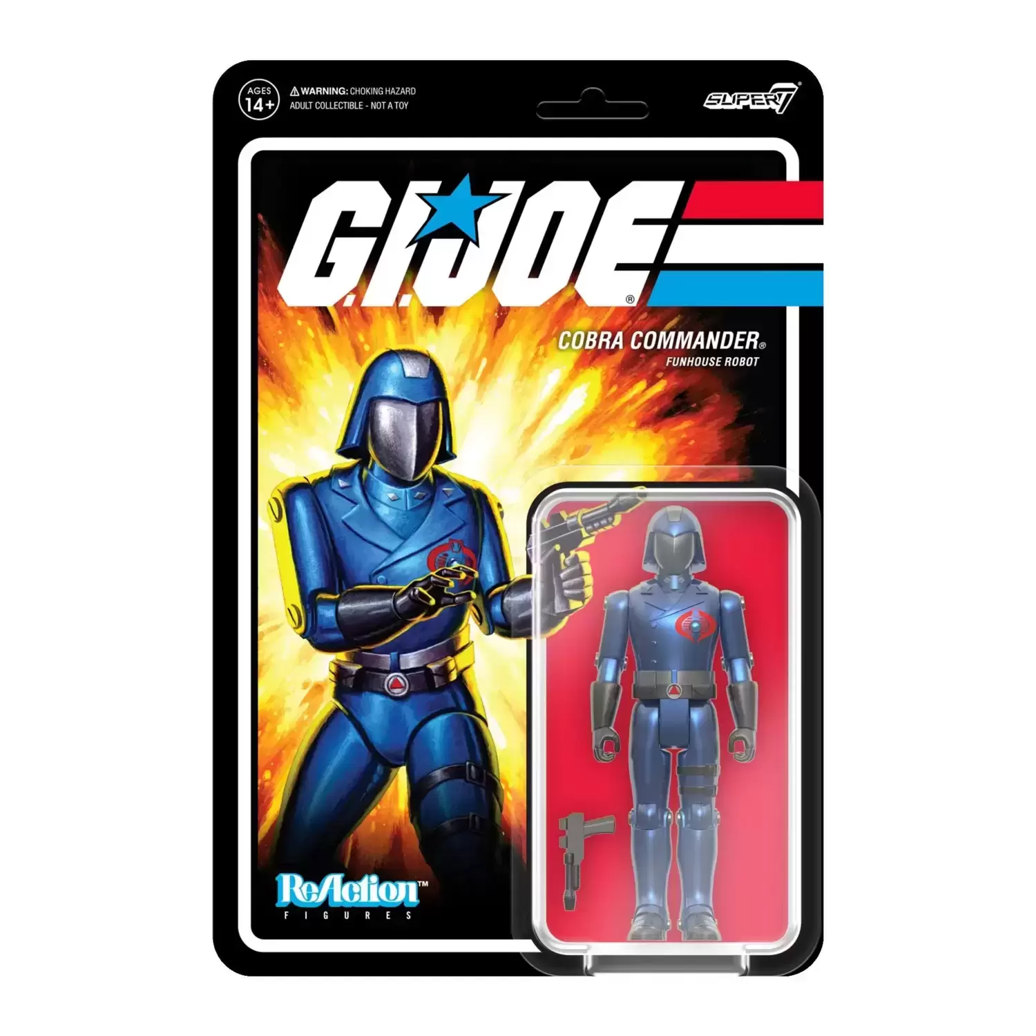 Super7 ReAction - G.I. Joe - Cobra Commander (Funhouse Robot)