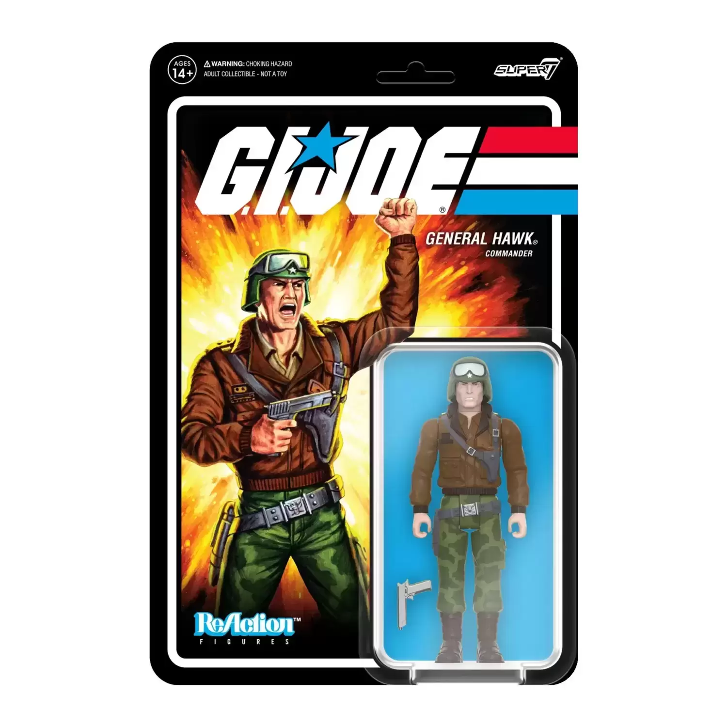 Super7 ReAction - G.I. Joe - General Hawk
