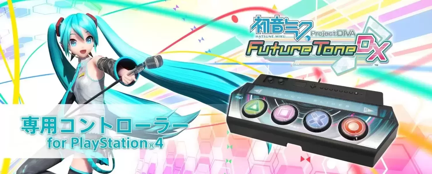 Arcade Stick - HORI Miku Hatsune Project DIVA Future Tone DX Controller for PS4