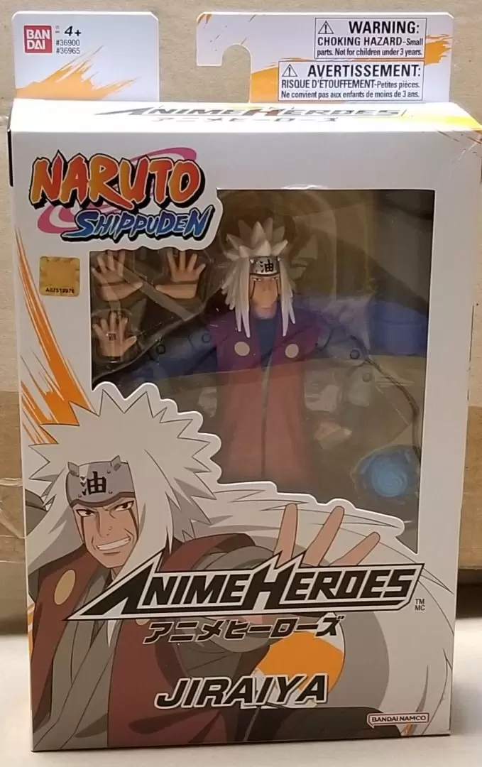 Naruto Shippuden - Jiraiya - Anime Heroes - Bandai action figure