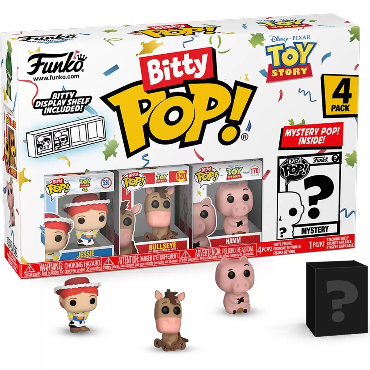 Bitty POP! - Toy Story - Jessie, Bullseye, Hamm & Mystery