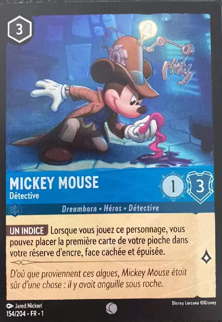 Premier chapitre - Mickey Mouse - Détective - Brillante
