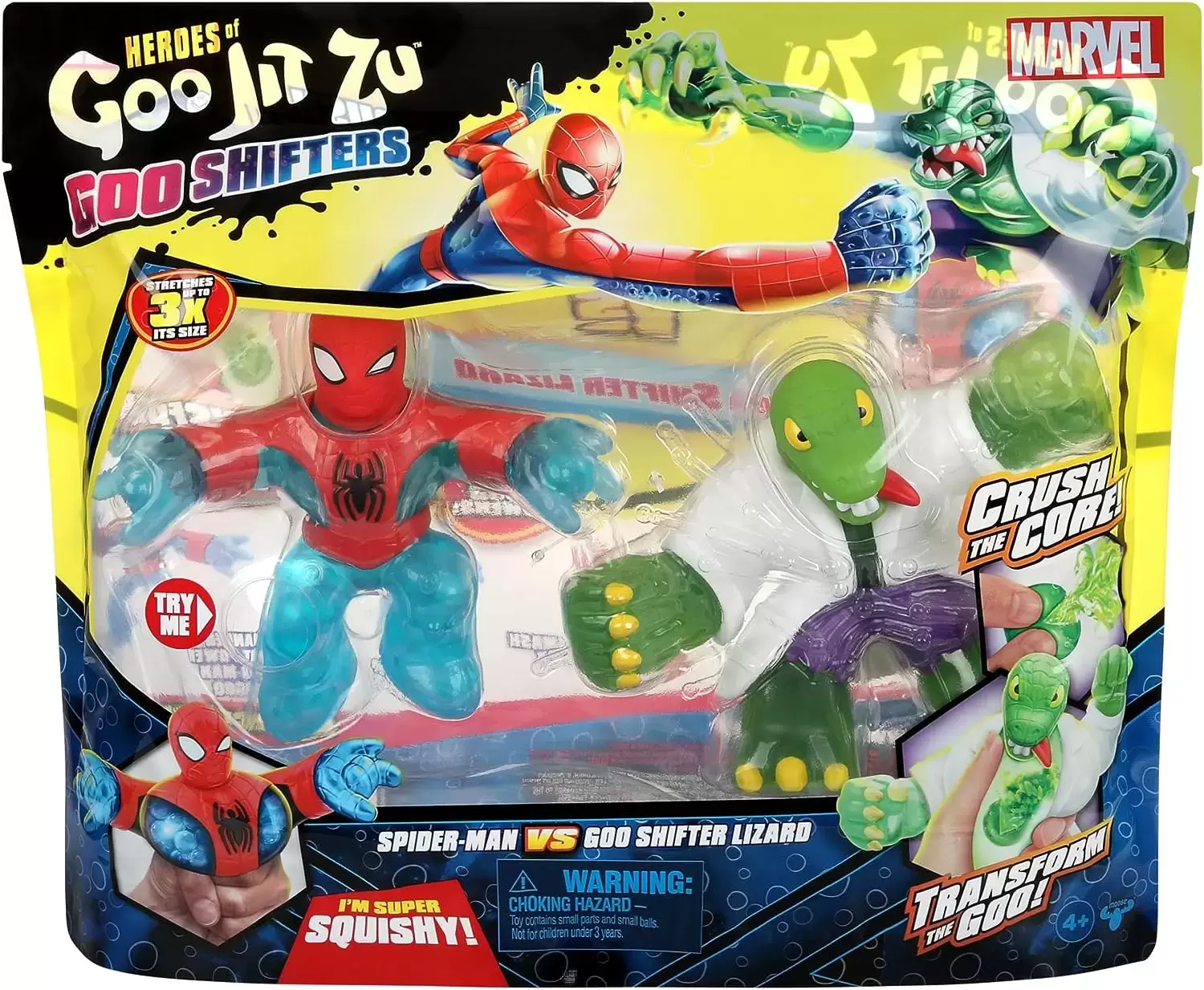 Heroes of Goo Jit Zu - Marvel - Spider-Man VS Goo Shifter Lizard
