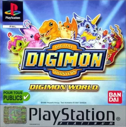 Playstation games - Digimon World - Platinum