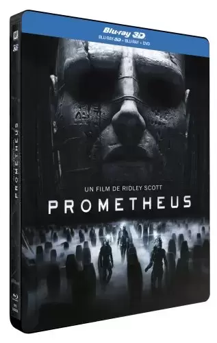 Blu-ray Steelbook - Prometheus [Combo 3D + Blu-Ray + DVD-Édition boîtier SteelBook]