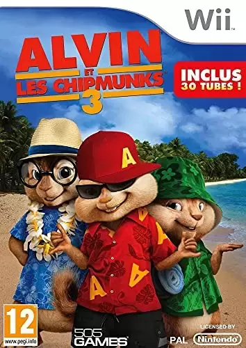 Jeux Nintendo Wii - Alvin & the Chipmunks : Chipwrecked