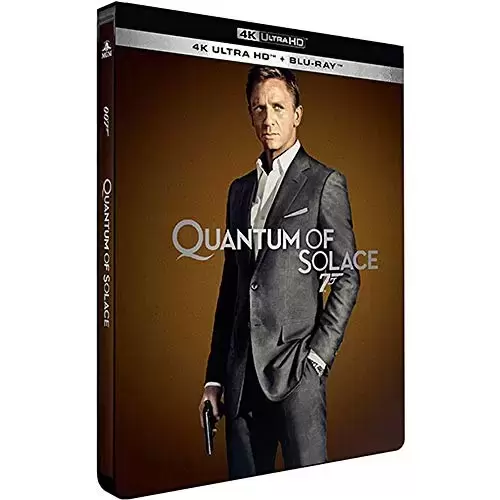 James Bond - Quantum of Solace [4K Ultra-HD + Blu-Ray-Édition boîtier SteelBook]