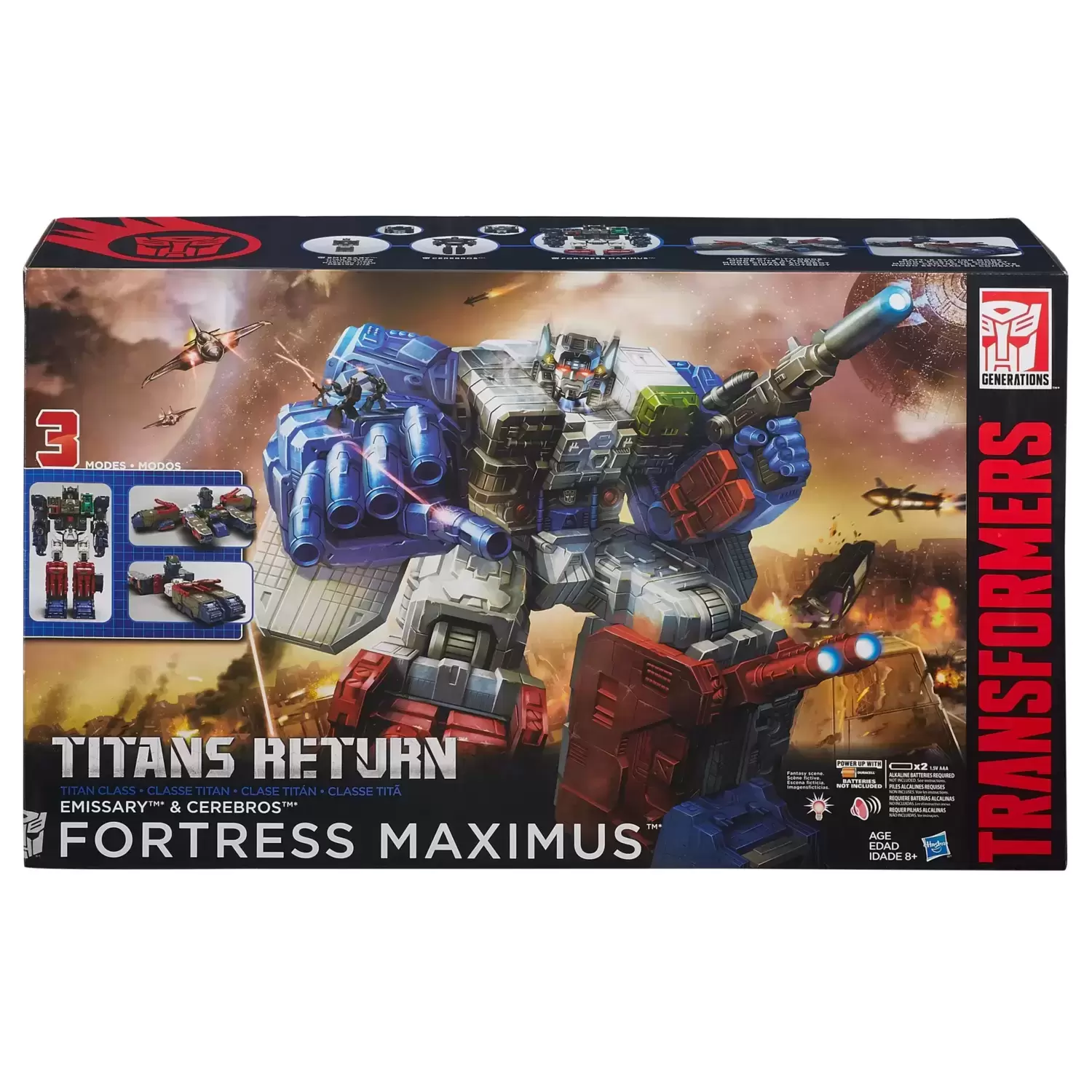 Transformers Generation Titans Return - Emyssary & Cerebos - Fortress Maximus
