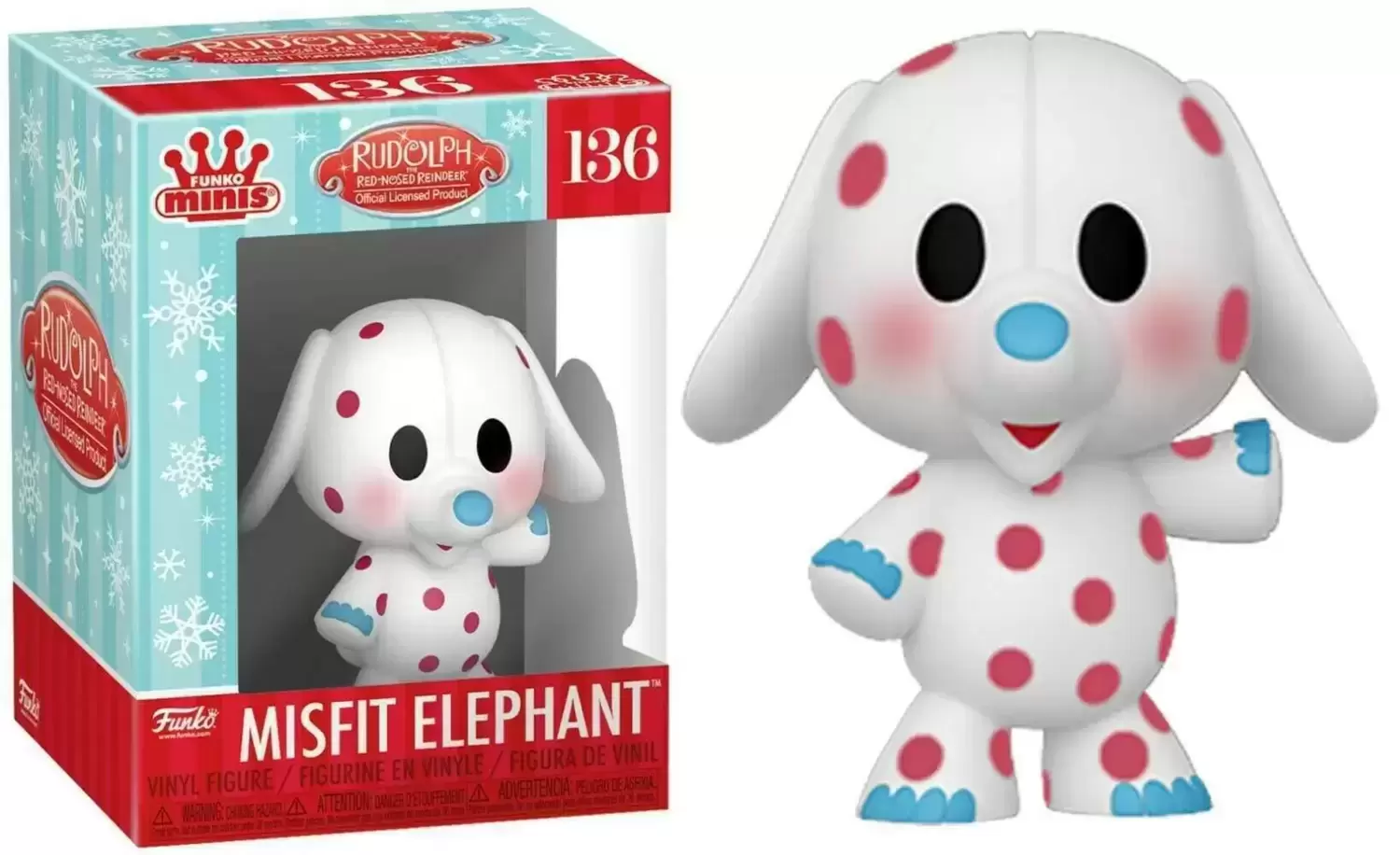 Funko Minis - Rudolph the Red-Nosed Reindeer - Misfit Elephant