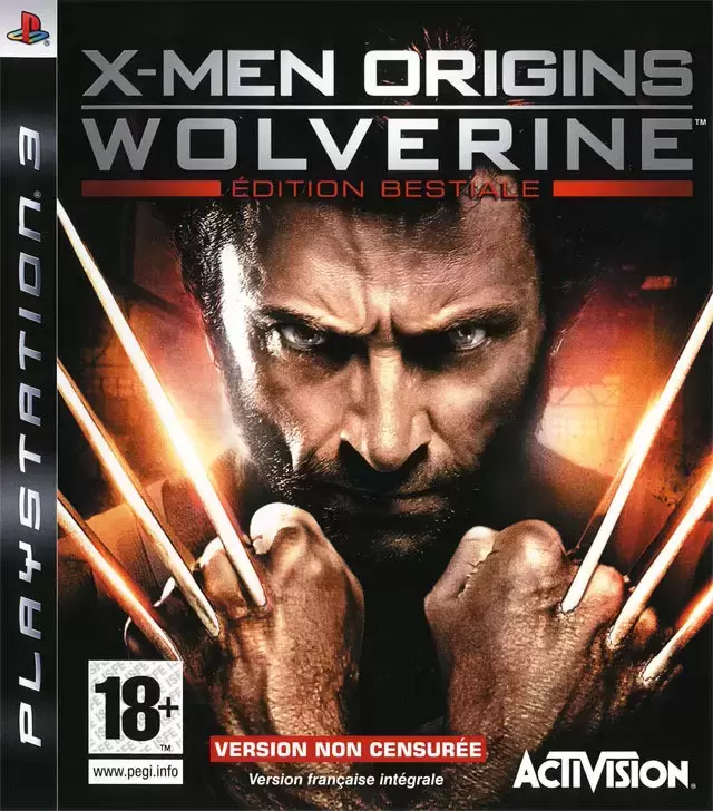 PS3 Games - X-Men Origins : Wolverine. Édition bestiale