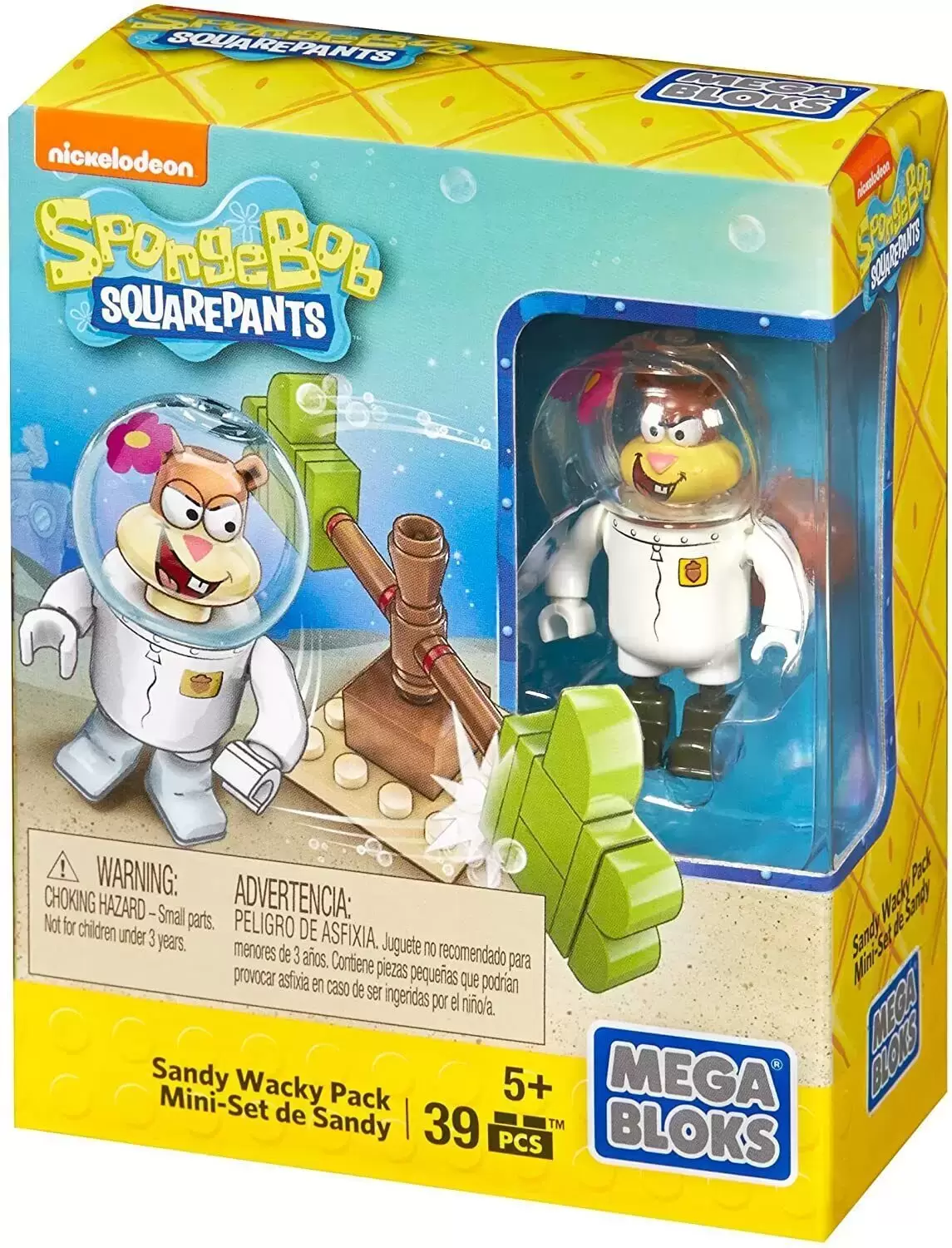 MEGA BLOKS - Spongebob Squarepants - Sandy Wacky Pack