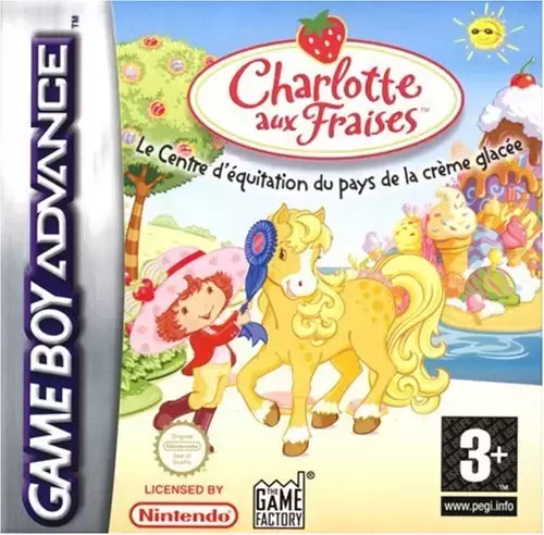 Game Boy Advance Games - Charlotte aux Fraises : Le centre d\'équitation du pays de la crème glacée