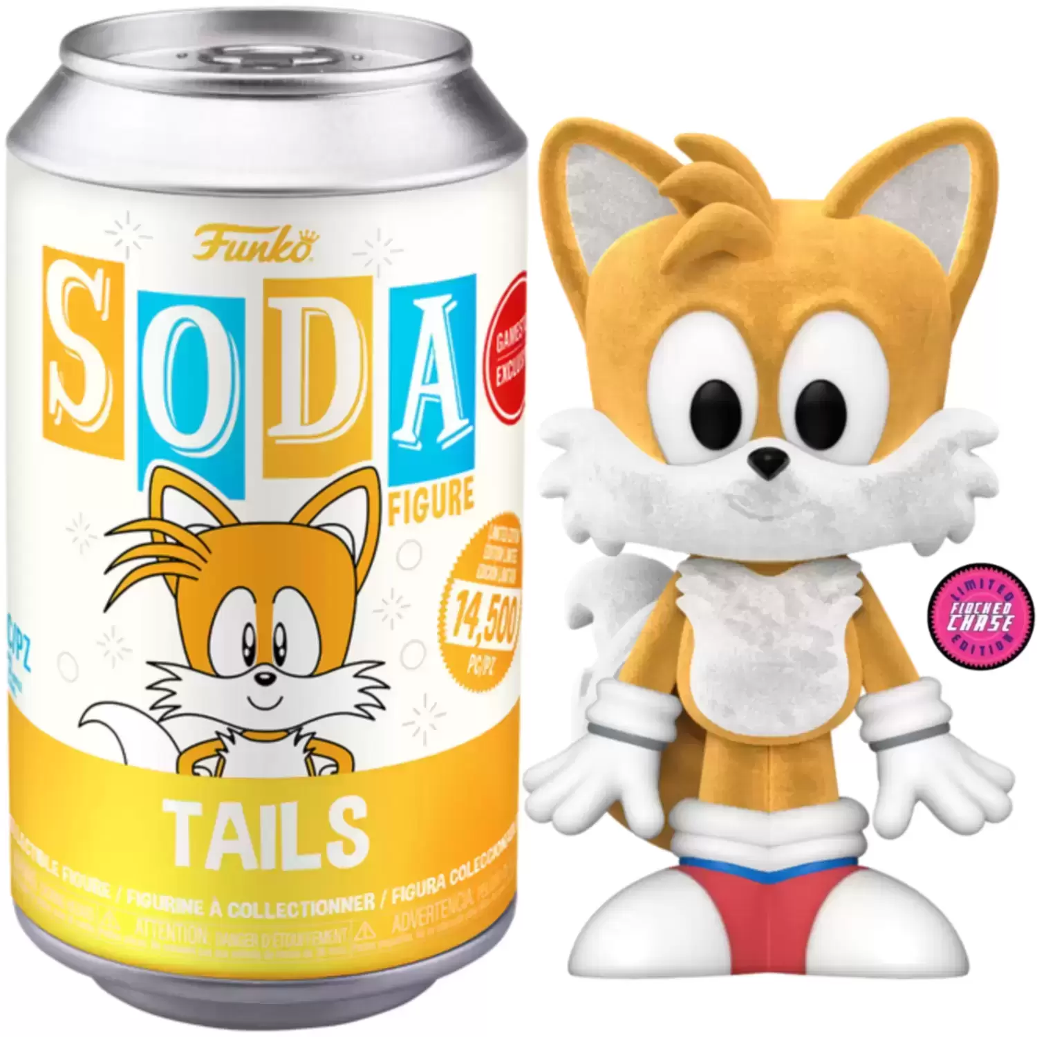 Vinyl Soda! - Sonic the Hedgehog - Tails Flocked