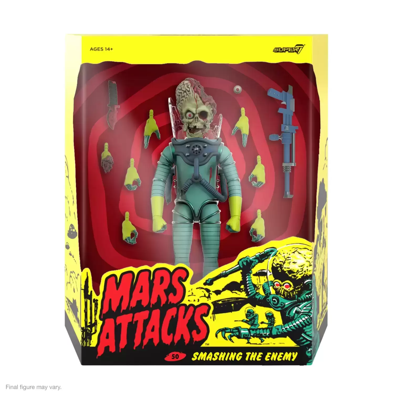 Super7 - ULTIMATES! - Mars Attacks - Martian (Smashing the Enemy)