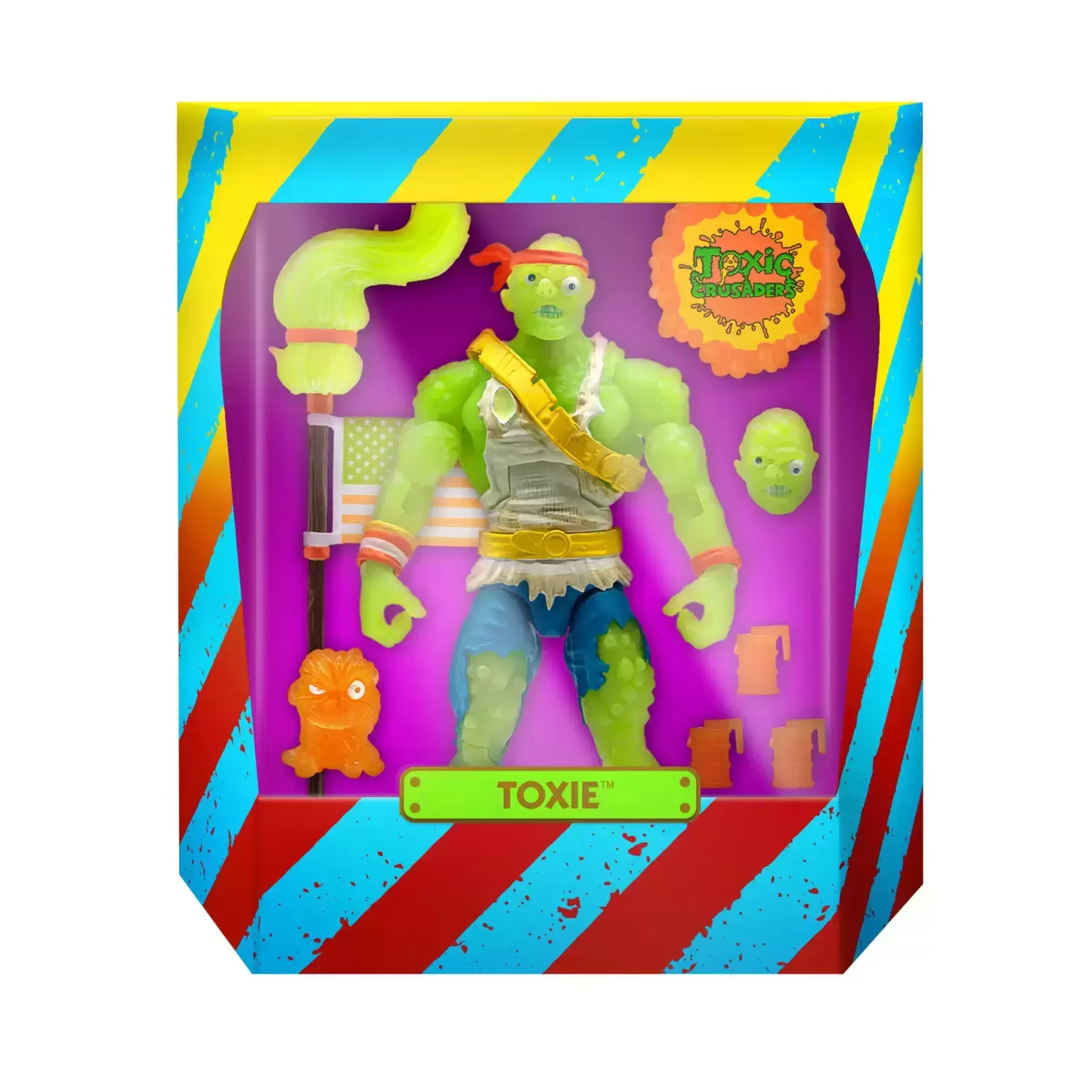 Super7 - ULTIMATES! - Toxic Crusaders - Radioactive Red Rage Toxie