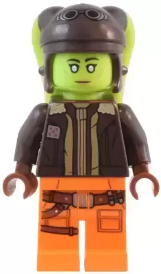 LEGO Star Wars Minifigs - Hera Syndulla - Dark Brown Arms