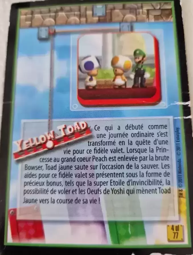 New Super Mario Bros. Wii Trading Cards - Carte n°4