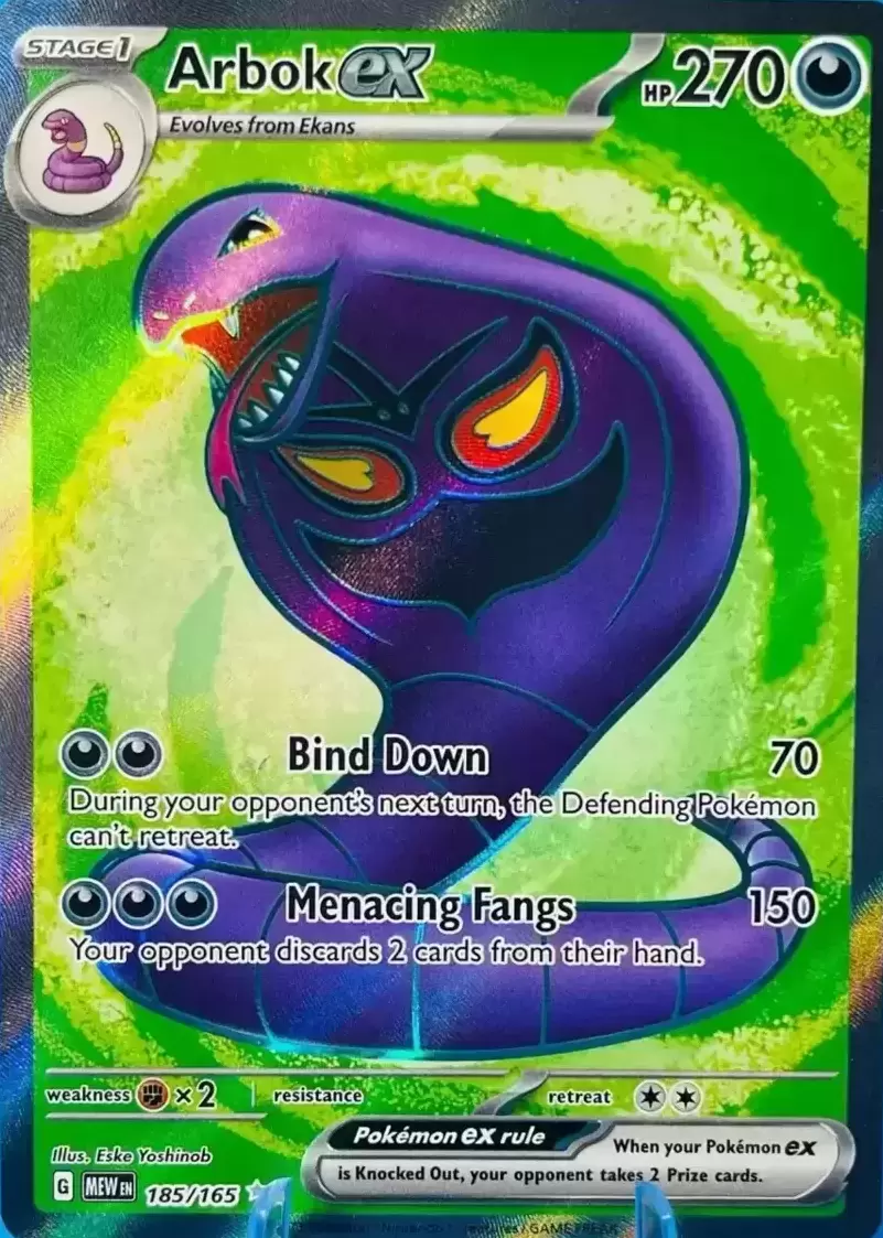 Scarlet & Violet 151 - MEWEN - Arbok EX