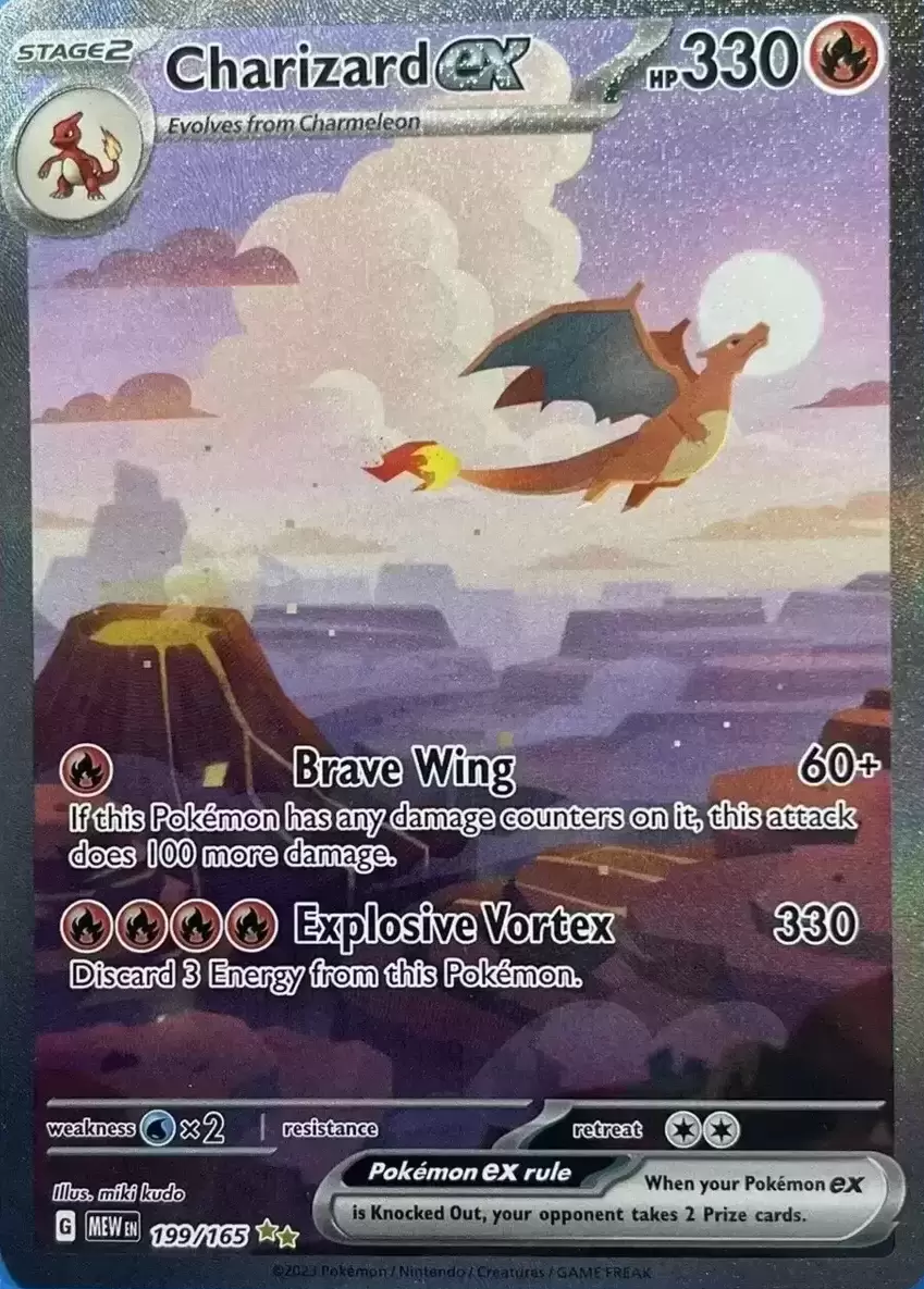 Scarlet & Violet 151 - MEWEN - Charizard EX